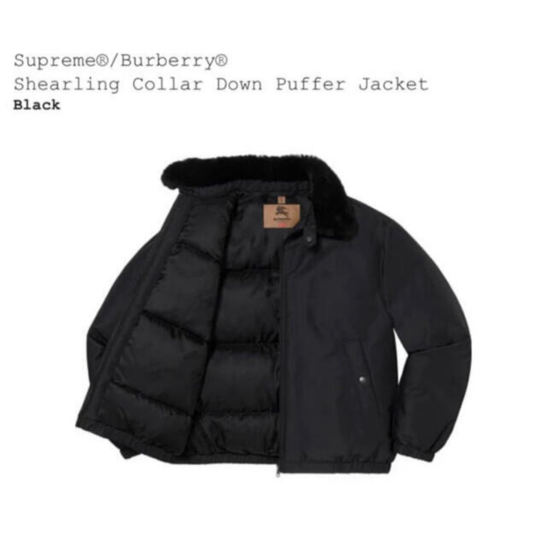 Supreme(シュプリーム)の［L］国内正規品☆Supreme Burberry Collar Puffer メンズのジャケット/アウター(ダウンジャケット)の商品写真