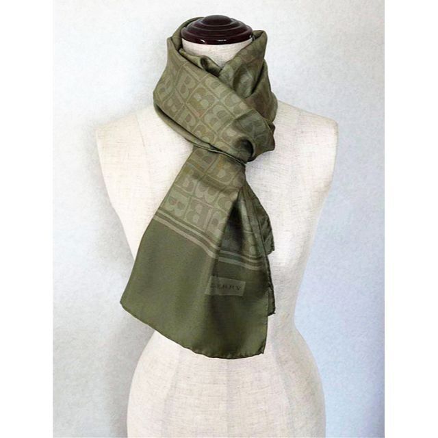特価安い BURBERRY - 国産品 バーバリー稀少レア柄Bロゴ柄シルクロングスカーフストール43×146㎝の通販 by 元気's shop|バーバリーならラクマ 豊富な在庫