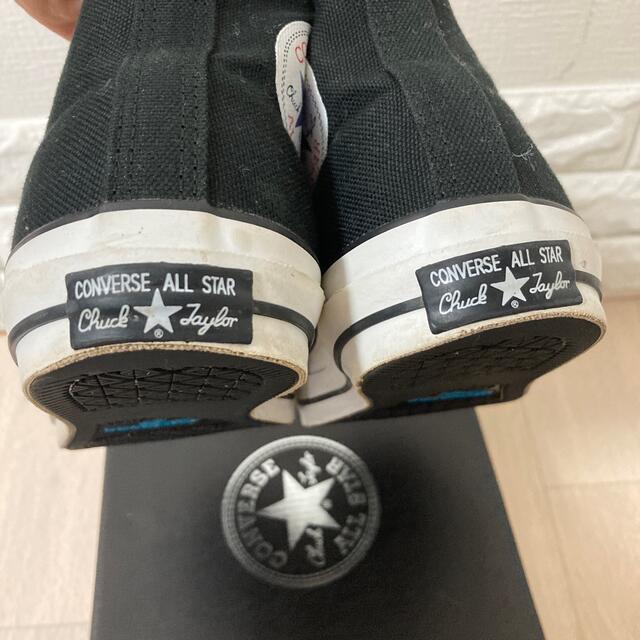 CONVERSE(コンバース)の【箱付き】コンバース　100周年　ハイカット　黒　スニーカー　オールスター レディースの靴/シューズ(スニーカー)の商品写真