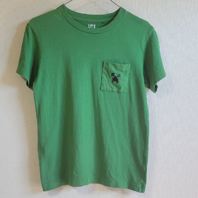 UNIQLO(ユニクロ)のマインクラフト　Tシャツ　150 キッズ/ベビー/マタニティのキッズ服男の子用(90cm~)(Tシャツ/カットソー)の商品写真