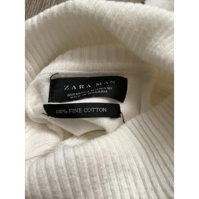 ZARA(ザラ)のZARA ボーダーハイネック レディースのトップス(ニット/セーター)の商品写真