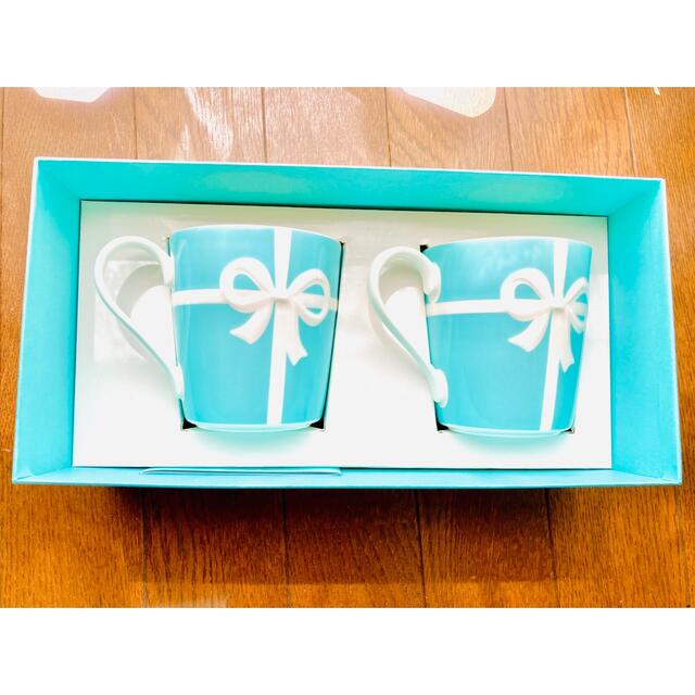 Tiffany & Co. - 【新品・未使用】♡TIFFANY&CO ブルーリボンペアマグカップ♡の通販 by keiko's shop