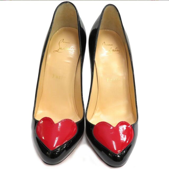 Christian Louboutin(クリスチャンルブタン)の美品　クリスチャンルブタン　ハートパンプス限定品 レディースの靴/シューズ(ハイヒール/パンプス)の商品写真
