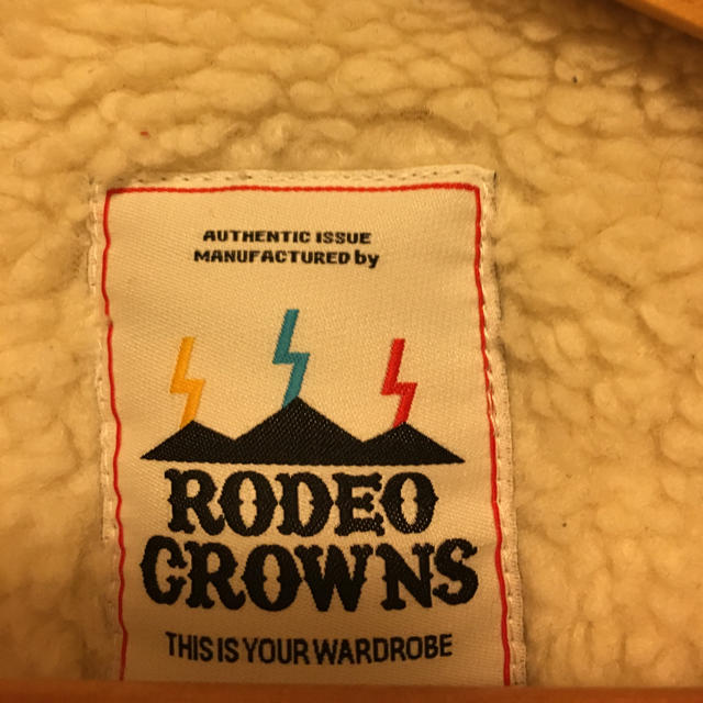 RODEO CROWNS(ロデオクラウンズ)のロデオクラウンズボアライダースジャケット レディースのジャケット/アウター(ライダースジャケット)の商品写真