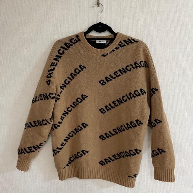☆安心の定価販売☆】 Balenciaga ジャカードロゴクルーネックセーター