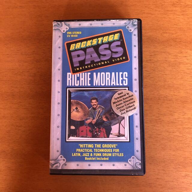 VHS Richie Morales バックステージパス  ブレッカーブラザーズ