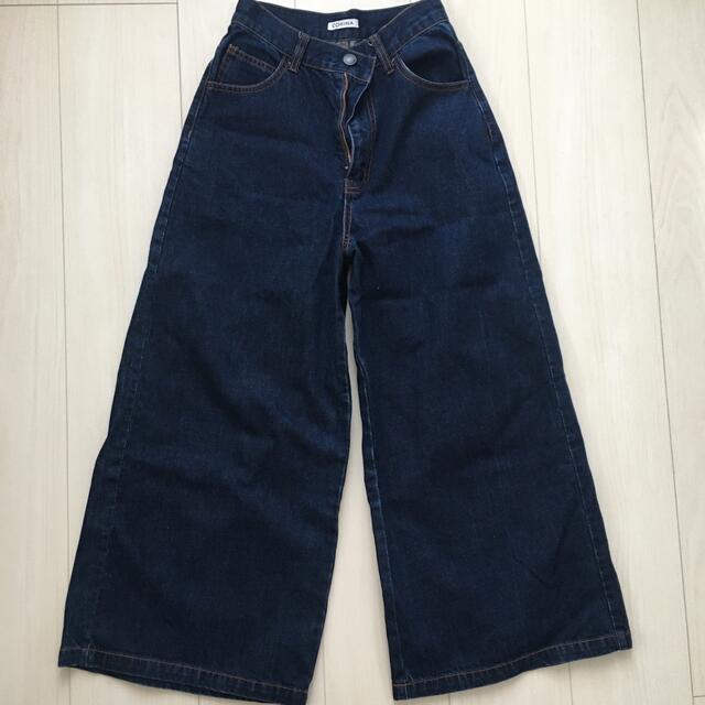 COHINA DENIMフレアワイド short  XXS