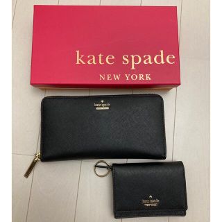 ケイトスペードニューヨーク(kate spade new york)のkatespade 長財布 キーリング付カードケース(財布)