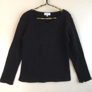 ユナイテッドアローズグリーンレーベルリラクシング(UNITED ARROWS green label relaxing)のグリーンレーベルリラクシング　ハリヌキバックリボンプルオーバー　長袖カットソー(Tシャツ/カットソー)