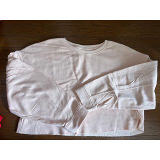 ザラ(ZARA)のkkk様専用 ZARA スウェット 薄ピンク(トレーナー/スウェット)