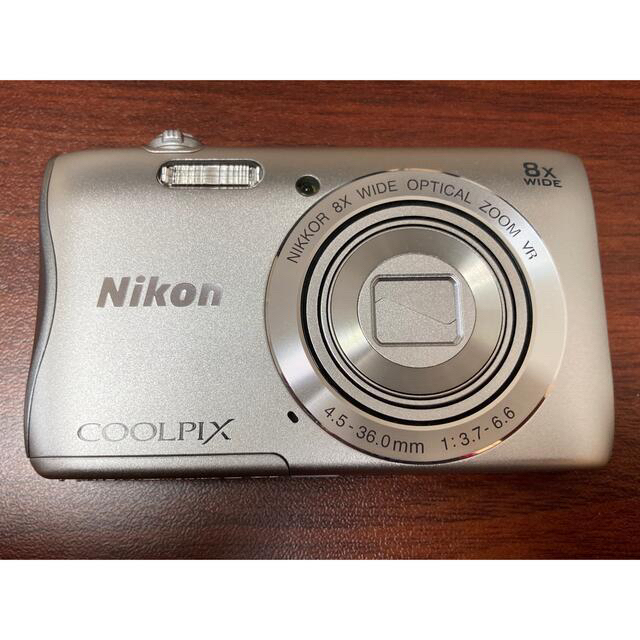 Nikon COOLPIX S3700 SILVER 箱無し