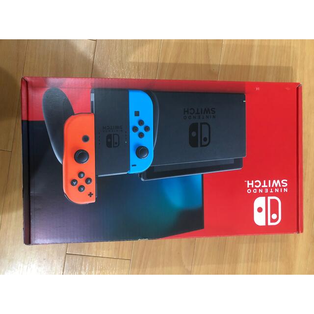 Nintendo Switch(ニンテンドースイッチ)のNintendo Switch JOY-CON(L) ネオンブルー/(R) ネオ エンタメ/ホビーのゲームソフト/ゲーム機本体(家庭用ゲーム機本体)の商品写真