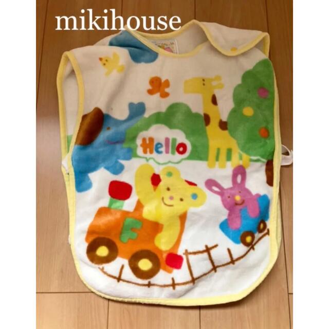 mikihouse(ミキハウス)のmikihouse   スリーパー  レトロ　カラフル　動物　くま キッズ/ベビー/マタニティの寝具/家具(毛布)の商品写真