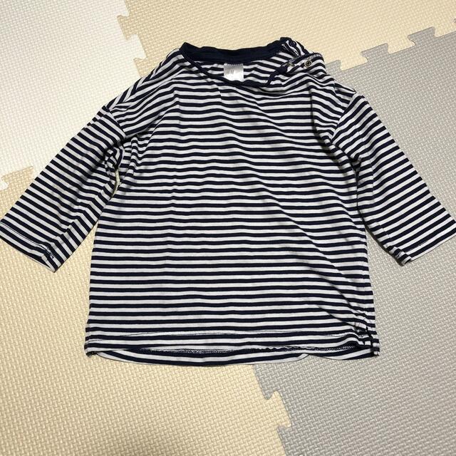 H&M(エイチアンドエム)のH&M  ロングTシャツ　2枚セット キッズ/ベビー/マタニティのベビー服(~85cm)(Ｔシャツ)の商品写真