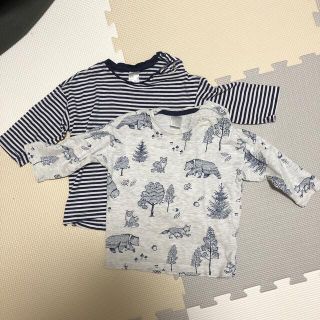 エイチアンドエム(H&M)のH&M  ロングTシャツ　2枚セット(Ｔシャツ)