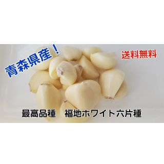 青森県産　ホワイト六片種　むきにんにく 500g(野菜)