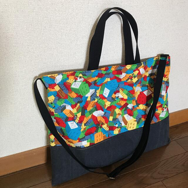 カモフラージュ*大きめレッスンバッグ&上履き入れ 6aNWnLh0C7