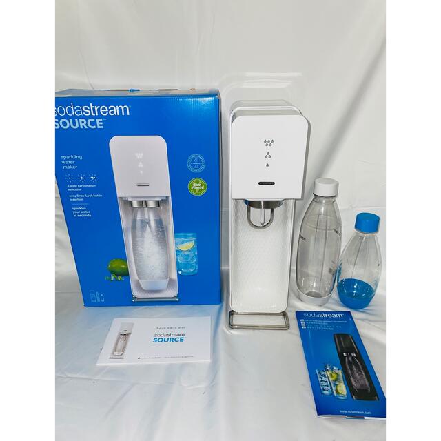 SodaStream SOURCE ソーダストリームソース 白 炭酸水メーカー