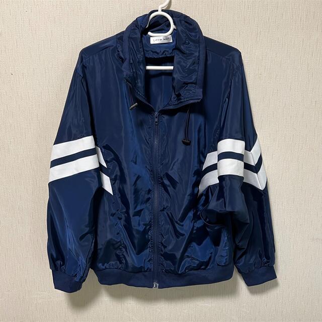 ウインドブレーカー　ブルー レディースのジャケット/アウター(ナイロンジャケット)の商品写真