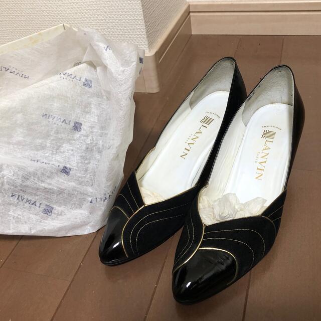 LANVIN(ランバン)のLANVIN パンプス ヒール ブラック レディースの靴/シューズ(ハイヒール/パンプス)の商品写真