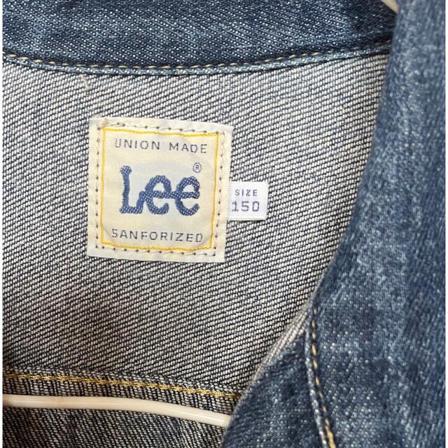 Lee(リー)のLeeデニムジャケット　Gジャン キッズ/ベビー/マタニティのキッズ服女の子用(90cm~)(ジャケット/上着)の商品写真