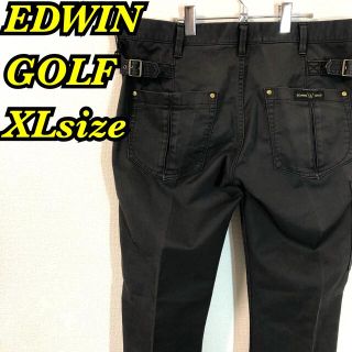 エドウィン(EDWIN)のエドウィンゴルフW88×H106 ゴルフウェアパンツメンズ黒XL デニム(ウエア)