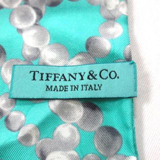 TIFFANY\u0026Co.  ティファニー シルク リボンスカーフ レア