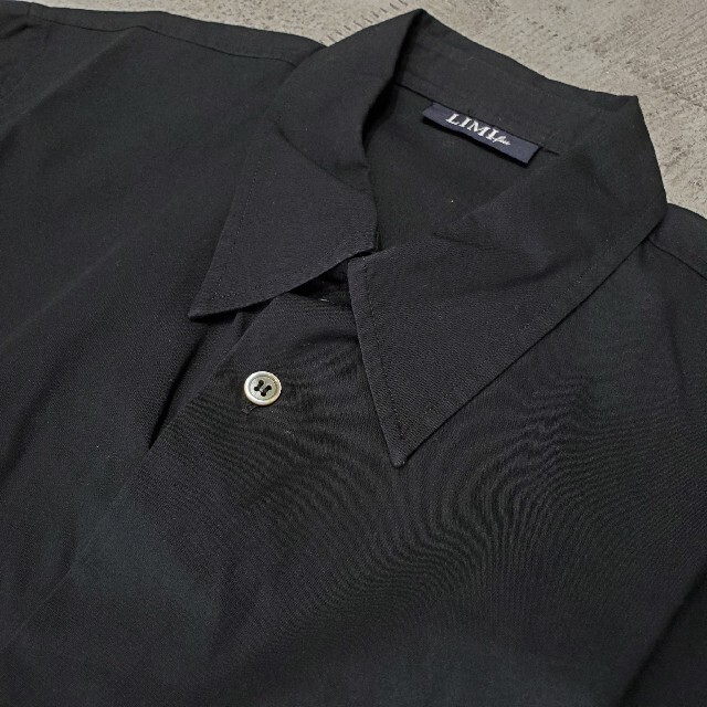 LIMI feu(リミフゥ)のLIMI FEU リミフー ブロード シャツ 半袖 ブラウス ブラック レディースのトップス(シャツ/ブラウス(半袖/袖なし))の商品写真