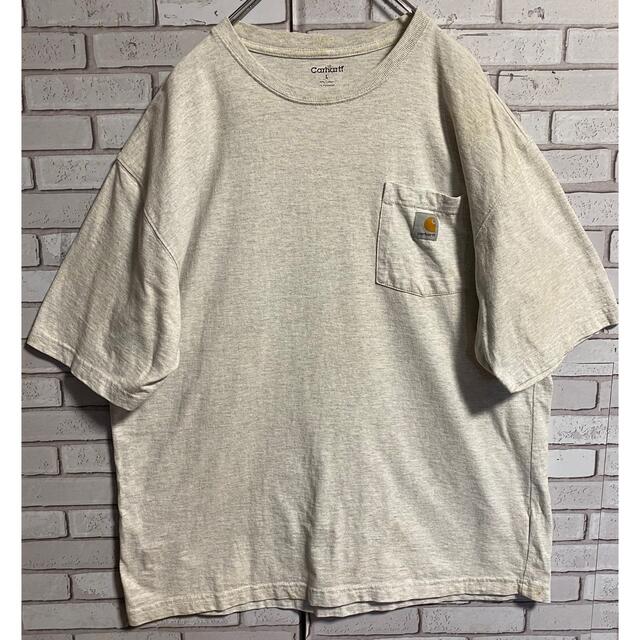 carhartt(カーハート)の90s 古着 カーハート ロゴタグ メキシコ製 ポケットT ビッグシルエット メンズのトップス(Tシャツ/カットソー(半袖/袖なし))の商品写真