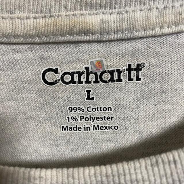 carhartt(カーハート)の90s 古着 カーハート ロゴタグ メキシコ製 ポケットT ビッグシルエット メンズのトップス(Tシャツ/カットソー(半袖/袖なし))の商品写真
