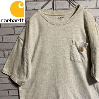 カーハート(carhartt)の90s 古着 カーハート ロゴタグ メキシコ製 ポケットT ビッグシルエット(Tシャツ/カットソー(半袖/袖なし))