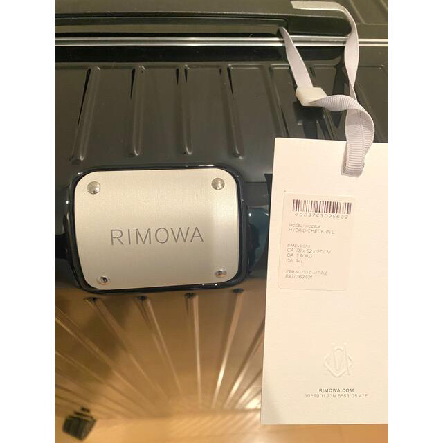 RIMOWA(リモワ)の リモワ RIMOWA スーツケース HYBRID Check-In L 84L メンズのバッグ(トラベルバッグ/スーツケース)の商品写真