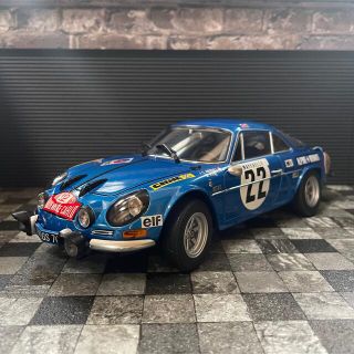 ルノー(RENAULT)の1/18 京商 アルピーヌ ルノー A110 1600S 1971 モンテカルロ(ミニカー)