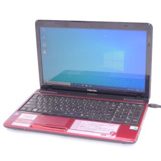 新品SSD搭載 T350/46BR 赤色 4GB RW 無線 Windows10