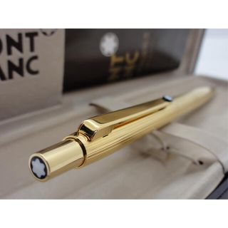 モンブラン(MONTBLANC)の未使用品！金運上昇総金張りSラインゴールドプレート装飾No2947★モンブラン製(ペン/マーカー)