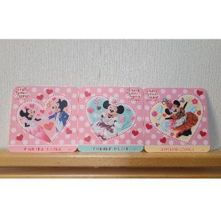 ディズニー(Disney)の[日曜日限定お値下げ]トータリーミニー コースター 3枚セット(テーブル用品)