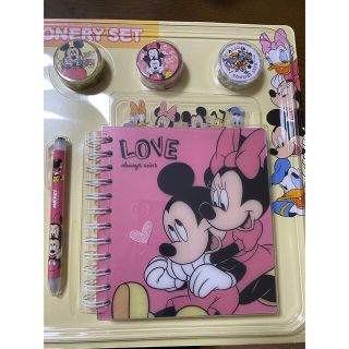 ディズニー(Disney)のディズニー 文房具 ノート マスキングテープ ボールペン(ノート/メモ帳/ふせん)