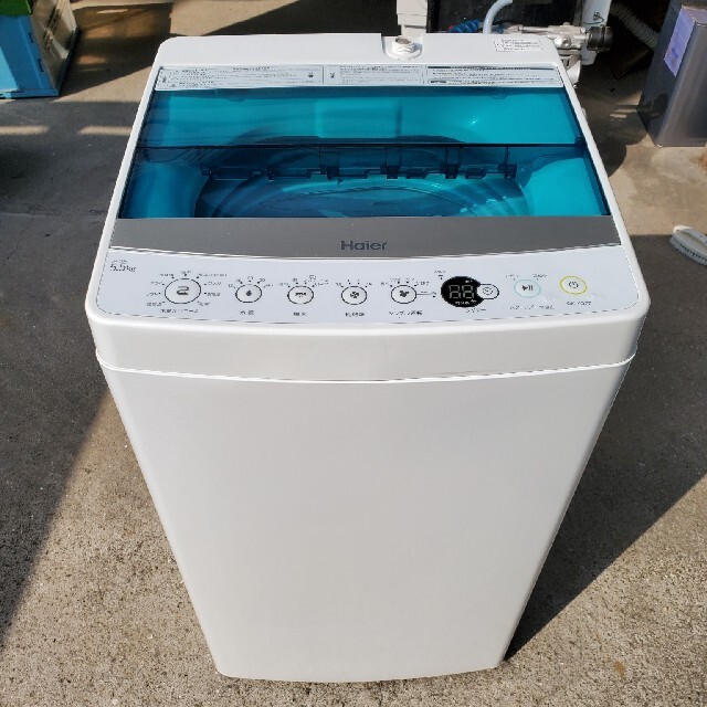 分解クリーニング済みで美品????ハイアール風乾燥機能付5,5kg洗濯機JW-C55