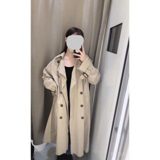 ZARA - 完売品 新品 ZARA ポケット オーバーサイズ トレンチコート