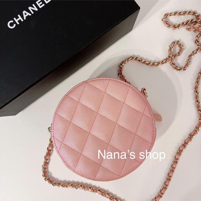 CHANEL(シャネル)のhanabara様専用CHANEL 丸形 チェーン ショルダー ミニバッグ レディースのバッグ(ショルダーバッグ)の商品写真