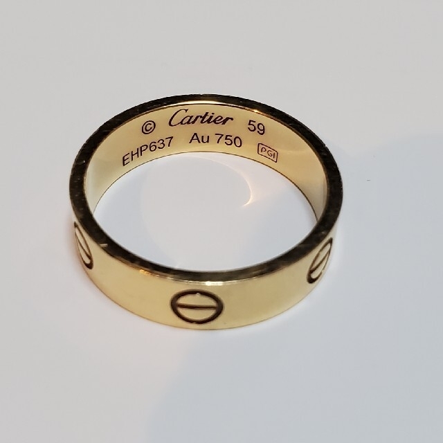 Cartier(カルティエ)のCartier カルティエ LOVE RING ラブリング YG JP19号 メンズのアクセサリー(リング(指輪))の商品写真