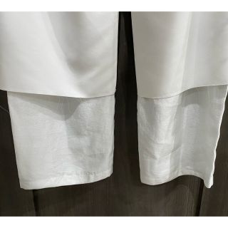 LE CIEL BLEU - ルシェルブルー Contrasting Fabric Pants 36 ふじあみ