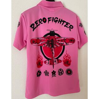 ゼロファイター　ZEROFIGHTER ポロシャツ　XS ピンク(ポロシャツ)