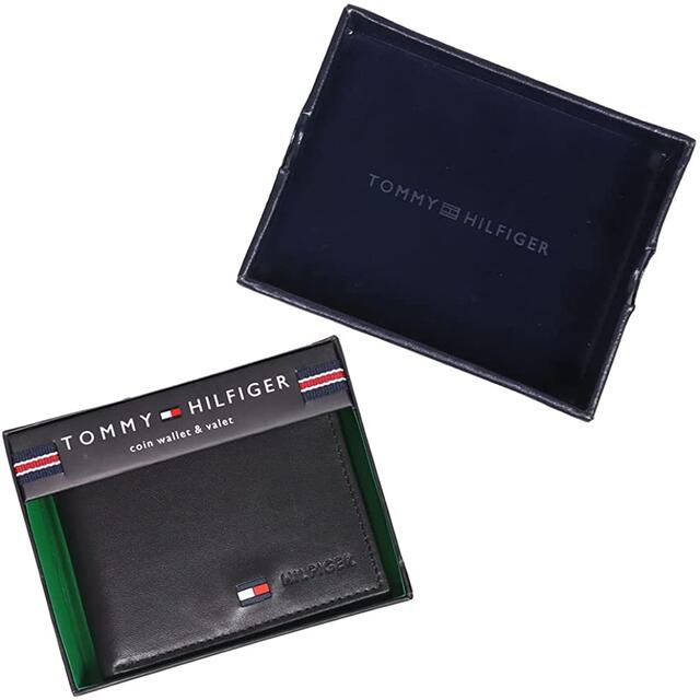 TOMMY HILFIGER(トミーヒルフィガー)の【新品】 TOMMY HILFIGER 二つ折り財布　小銭入れ メンズのファッション小物(折り財布)の商品写真