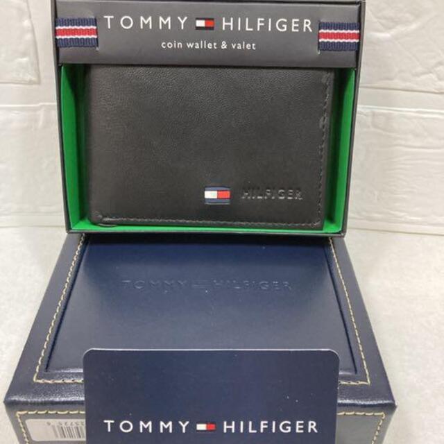 TOMMY HILFIGER(トミーヒルフィガー)の【新品】 TOMMY HILFIGER 二つ折り財布　小銭入れ メンズのファッション小物(折り財布)の商品写真