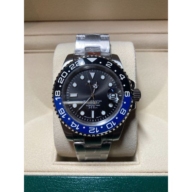 ☆Sll NH35搭載GMT-MASTER２ MOD 黒青 バットマンの通販 by S's shop ...