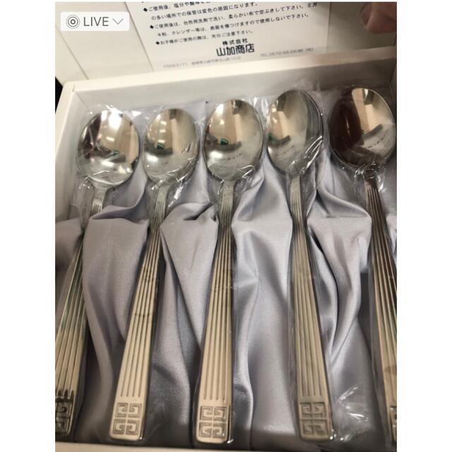 GIVENCHY(ジバンシィ)のGIVENCHY  スプーン  5本セット インテリア/住まい/日用品のキッチン/食器(カトラリー/箸)の商品写真