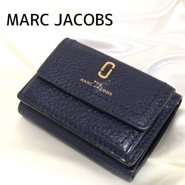 65㎝横MARC JACOBS ミニ財布 三つ折財布 メンズ レディース レザー