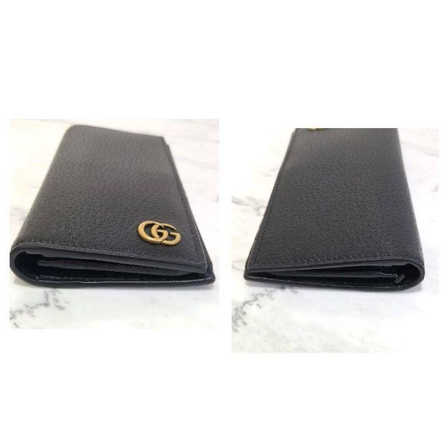 ☆超美品☆GUCCI グッチ 二つ折り 長財布 マーモント レザー 男女兼用