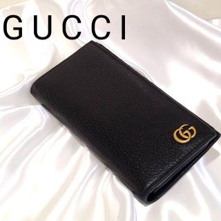 グッチ(Gucci)の☆超美品☆GUCCI グッチ 二つ折り 長財布 マーモント レザー 男女兼用(長財布)